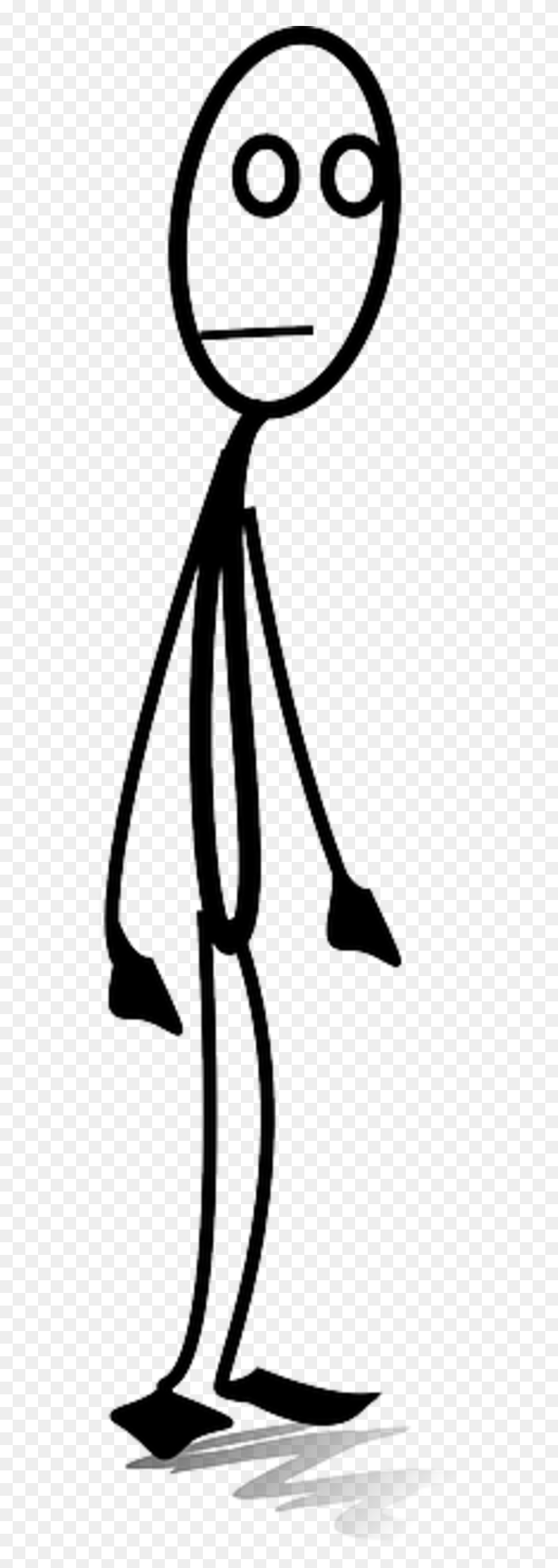 Stick Figure Pointing Clipart