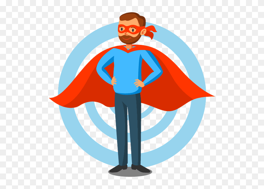 Super Hero - Employee Superhero Cartoon Png Clipart