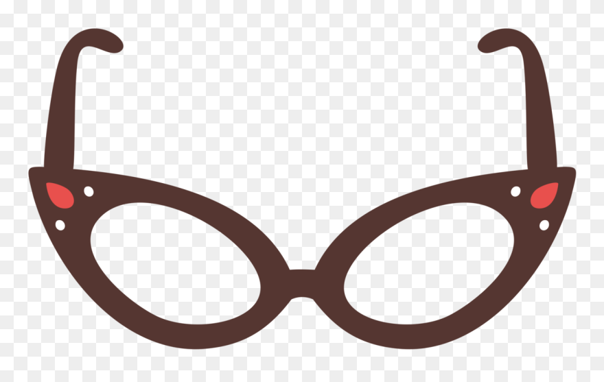 Cat Eye Glasses Clipart - Png Download