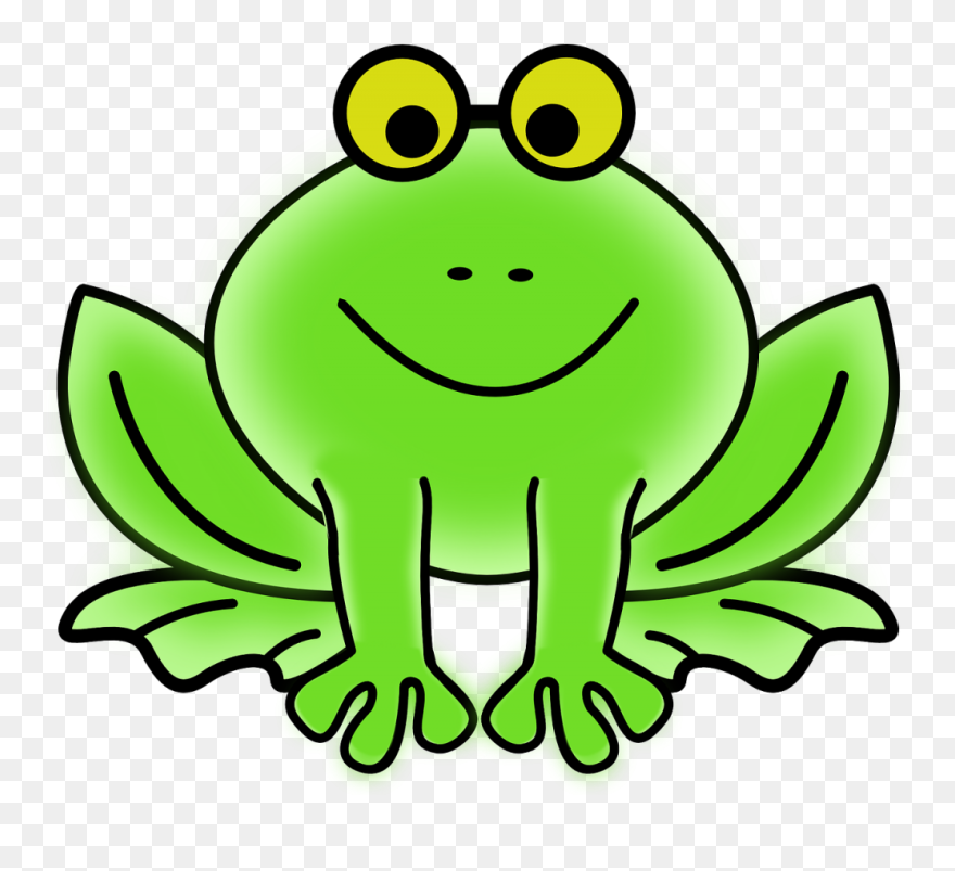 Frog With Glasses Svg Clip Arts - Frog Jump Clip Art - Png Download
