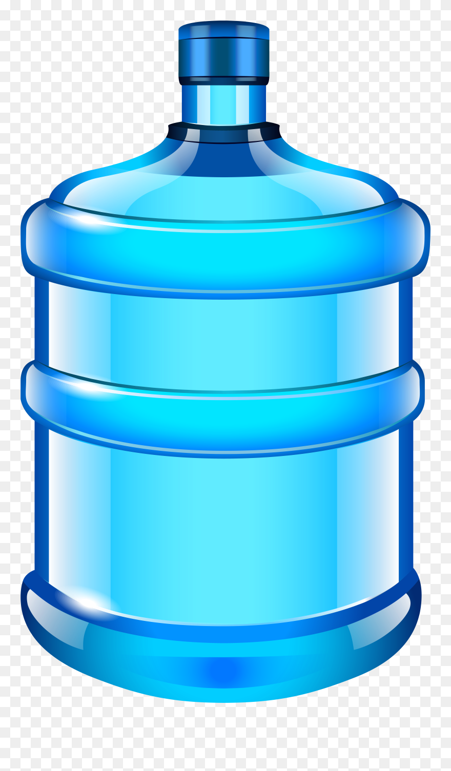 Transparent Bottle Clip Art - Mineral Water Bottle Clipart - Png Download