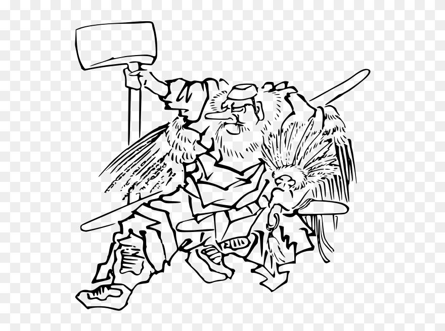 Traditional Japanese Character - Tengu Drawing Clipart