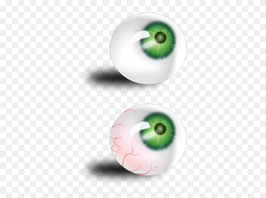 Green Eyeball - Clip Art - Png Download