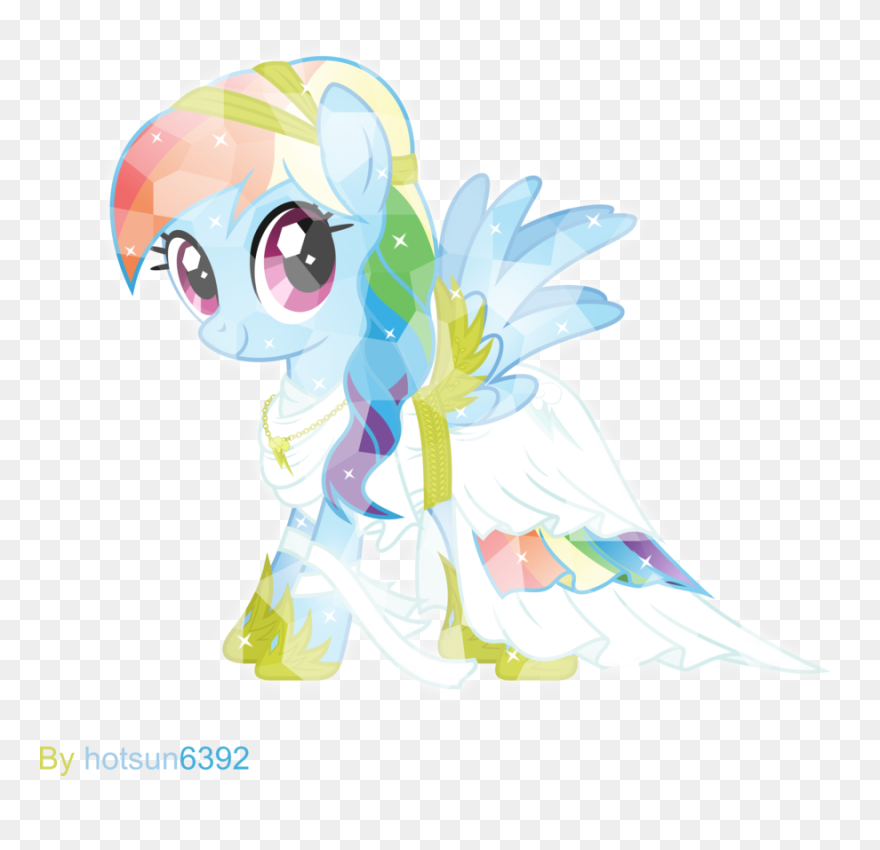 Our Rainbow Dash Is Extremely Similar To The Goddess - Iris Greek God Cartoon Clipart