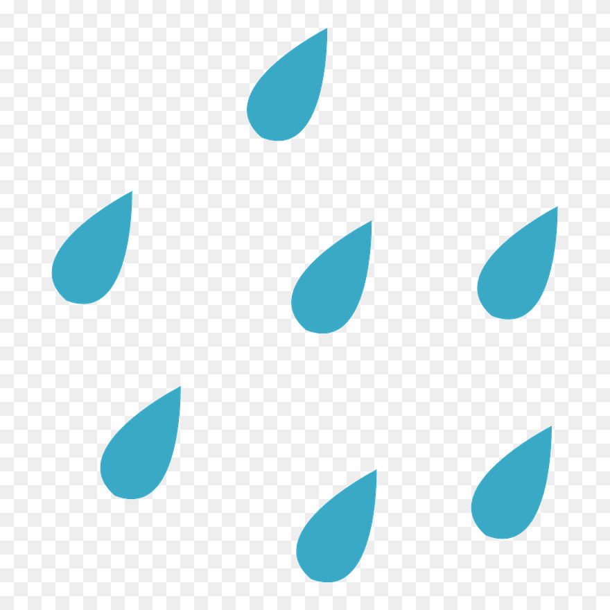 Rain Drop Clipart - Circle - Png Download