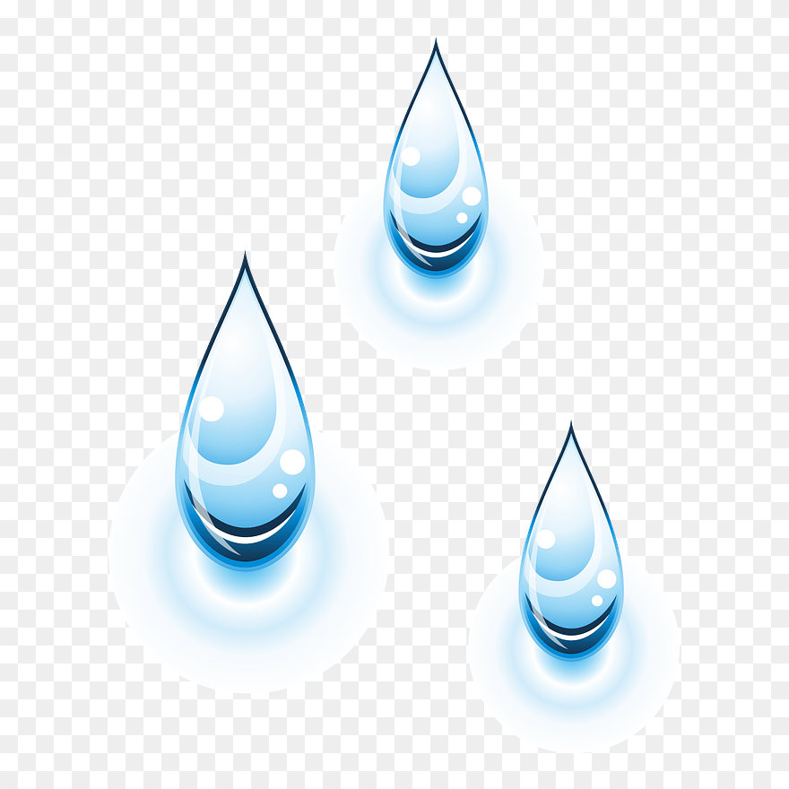 Rain Water Drop Clipart - Saucer - Png Download