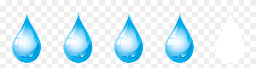 Transparent Rain Drops Clipart - Raindrop Png