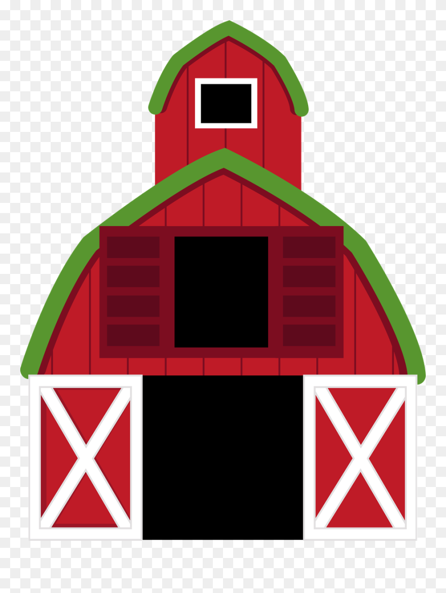 Silo Farmhouse Clip Art - Farmhouse Clipart Png Transparent Png
