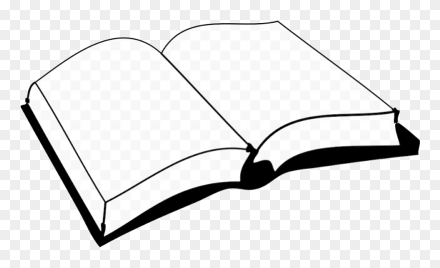 Book Clipart Clear Background - Transparent Open Book Clipart - Png Download
