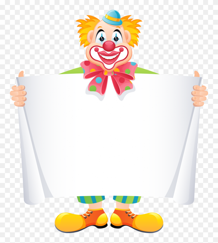 Clown"s Png Image - Клоун Рамка Для Фото Clipart