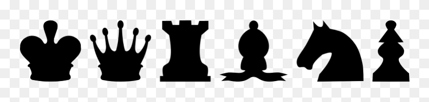 Chess Set Silhouettes - Chess Clipart