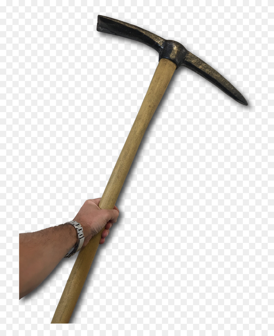 Pickaxe Transparent Fake - Real Pickaxe Clipart