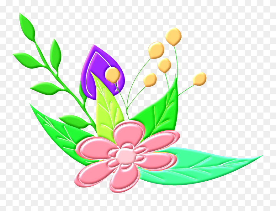 Public Domain Clipart Flower - Flower Clipart Public Domain - Png Download