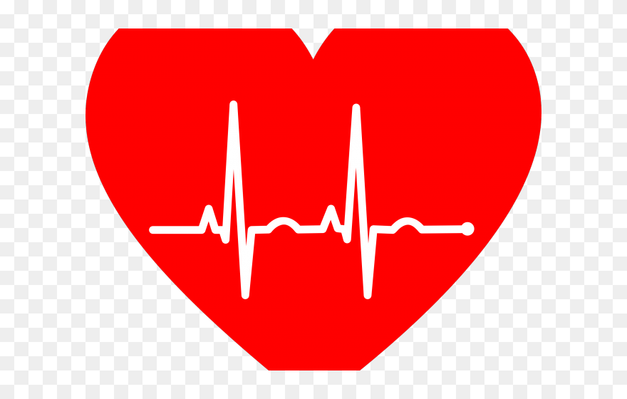 Transparent Heart With Flames Clipart - Heart Disease Logo - Png Download