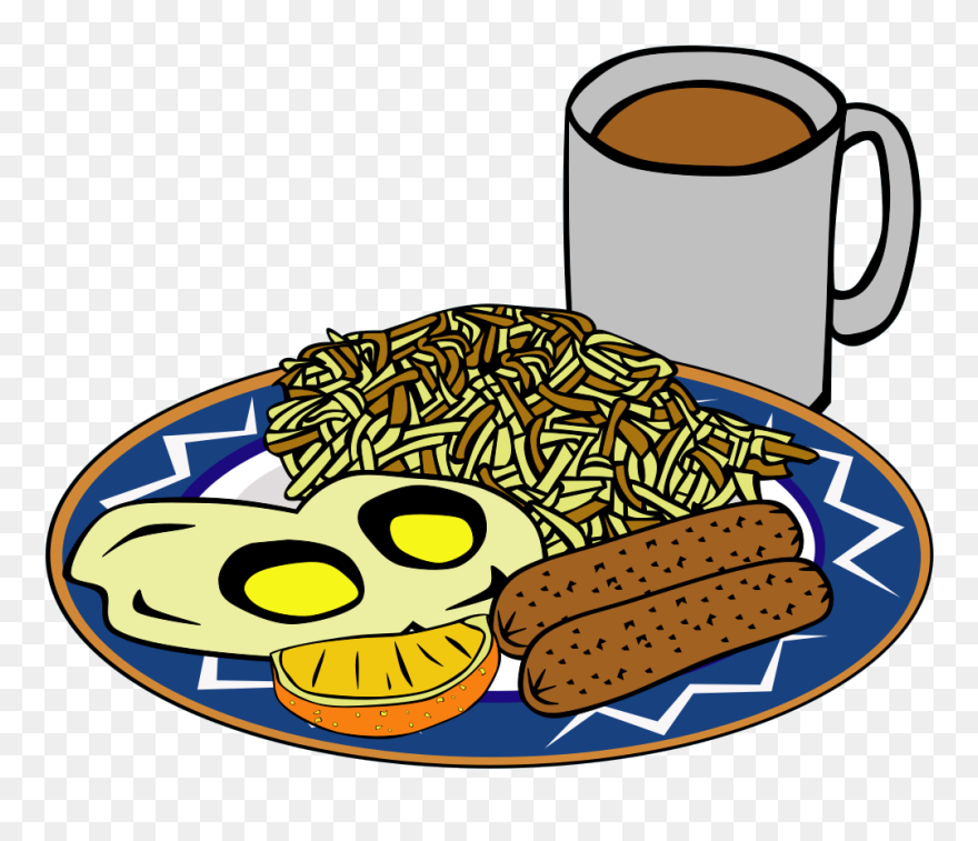 Eggs Sausage Drink Coffee Svg Clip Arts - Spanish Language Spanish Breakfast Menu - Png Download