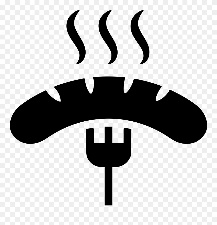 Sausage Hot Grill Bbq Party Svg Png Icon Free Download - Bbq Icon Png Clipart