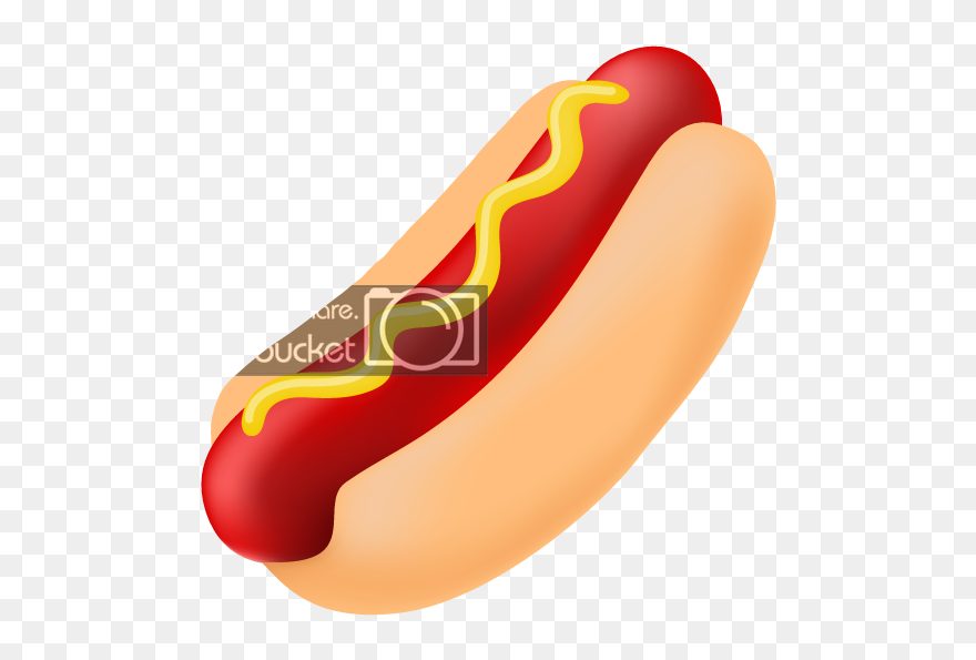 Hot Dog, Moved Permanently - Transparent Background Hot Dog Clipart - Png Download