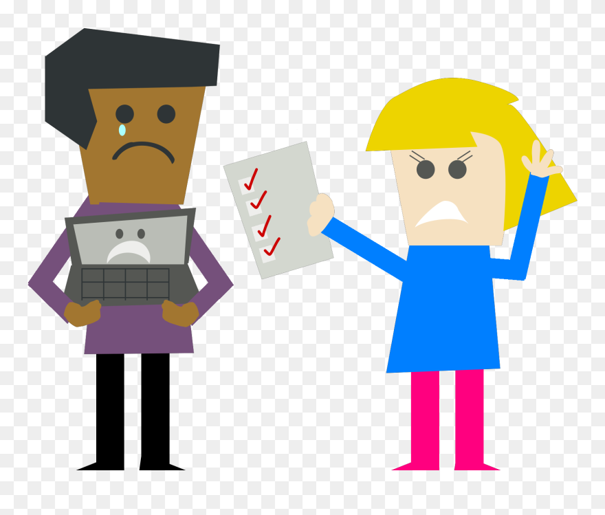 Unhappy Customer Clipart - Png Download