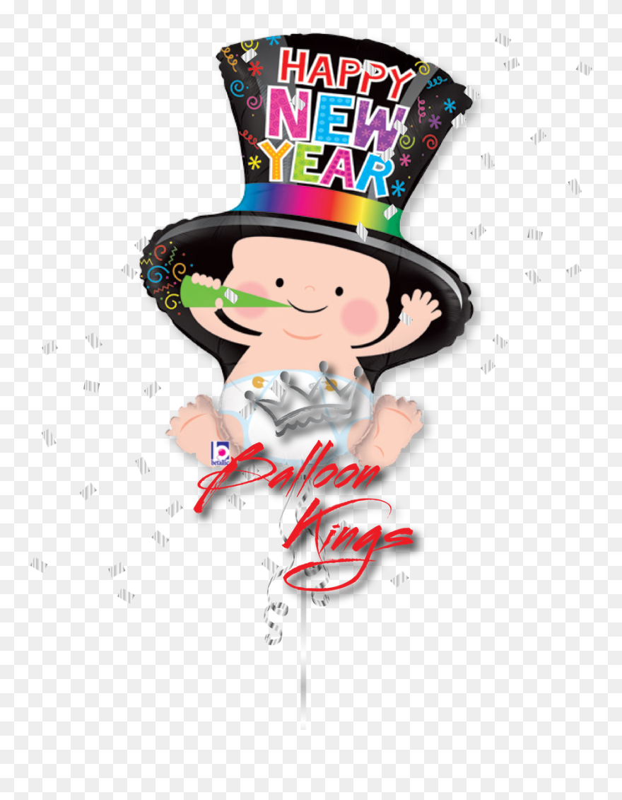 New Year Baby - Baby New Year Clipart Free - Png Download