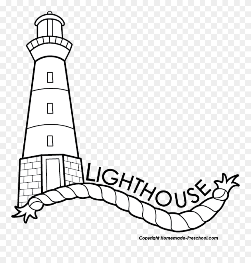 Transparent Lighthouse Vector Png - Lighthouse Clipart Black And White