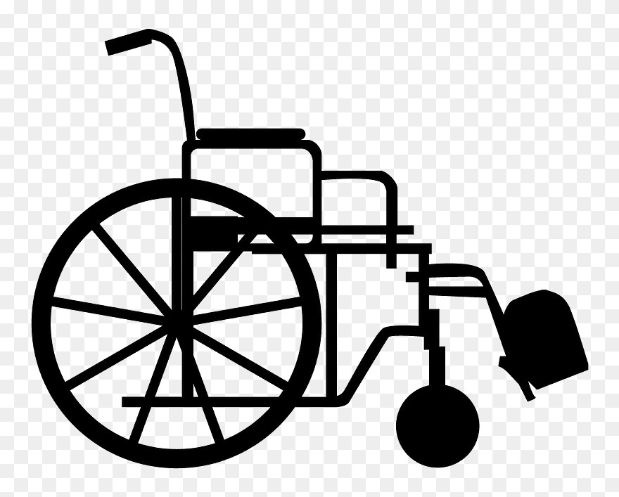 Silla De Ruedas Vector Clipart