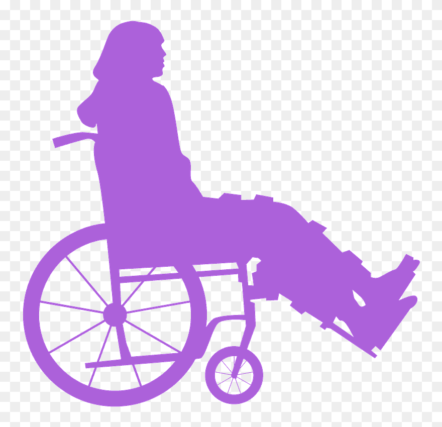 Person In A Wheelchair Clipart Png Transparent Png