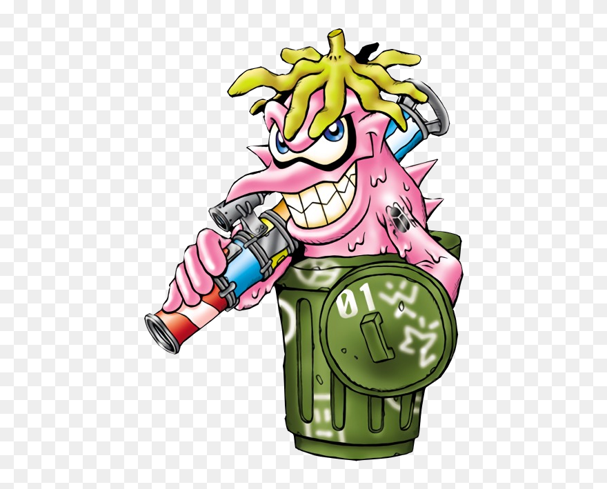 Garbagemon - Garbage Digimon Clipart