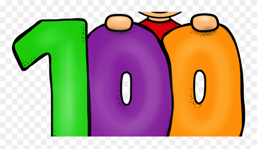 100 Days Of School Clip Art - Png Download