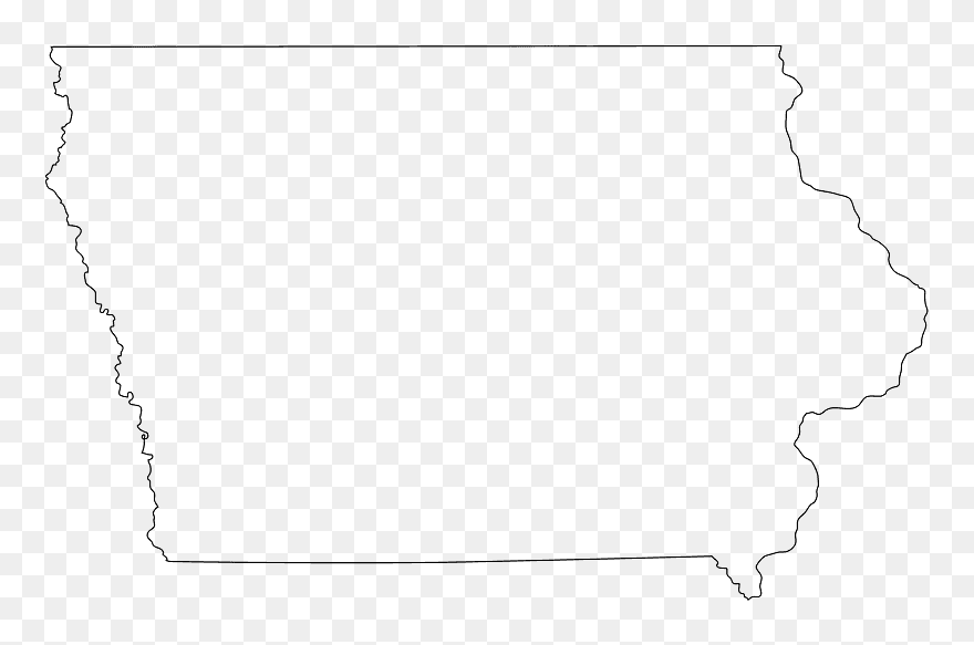 Iowa State Outline Png Clipart