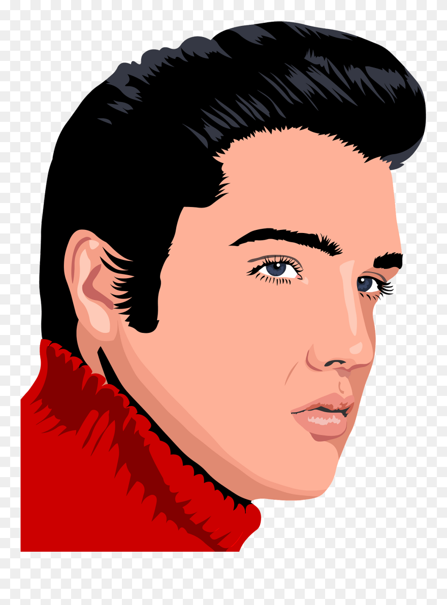 Drawing Elvis Presley Cartoon Clipart