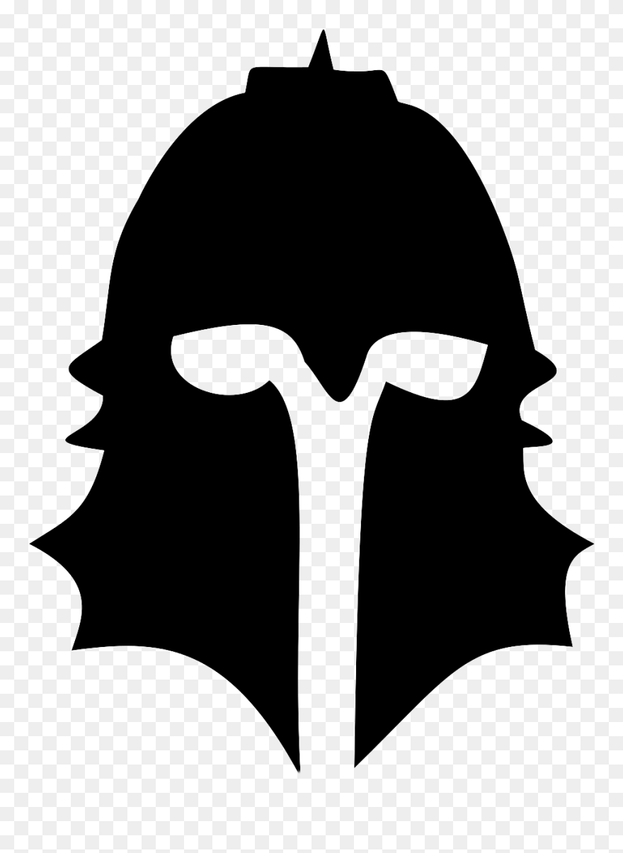Dragon Age Inquisitor Helmet Silhouette By Kiraakumachi - Transparent Knight Helmet Silhouette Clipart