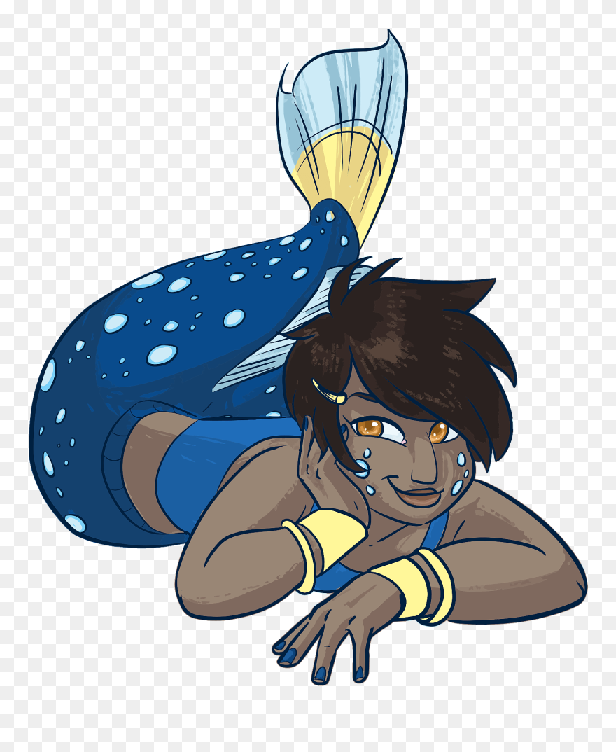 Drawing Mermaid Tails Clipart