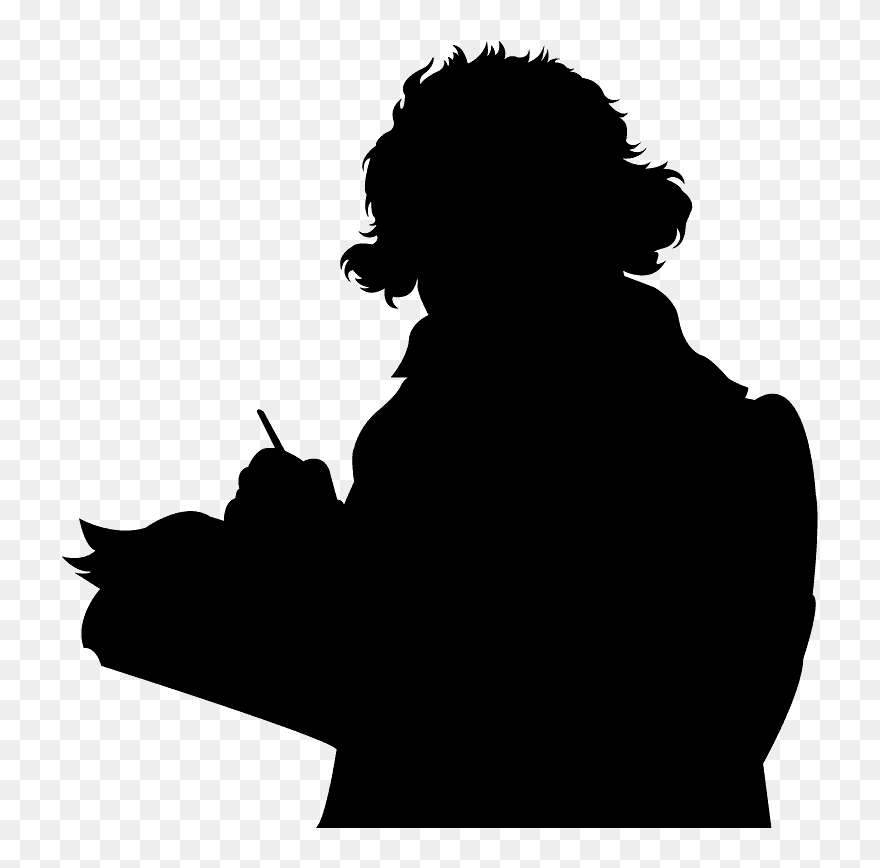 Beethoven Silhouette Clipart