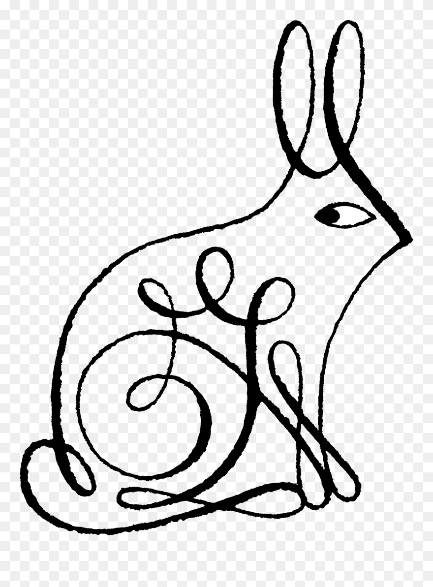 Esdgamps Little Bunny - Drawing Clipart
