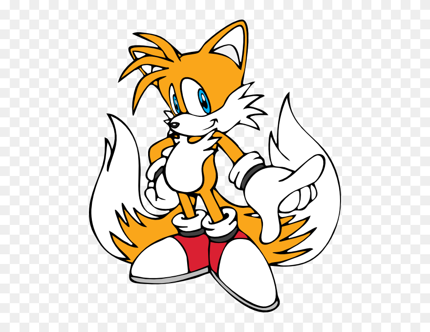 Tails The Fox Clipart 5524537 Pinclipart
