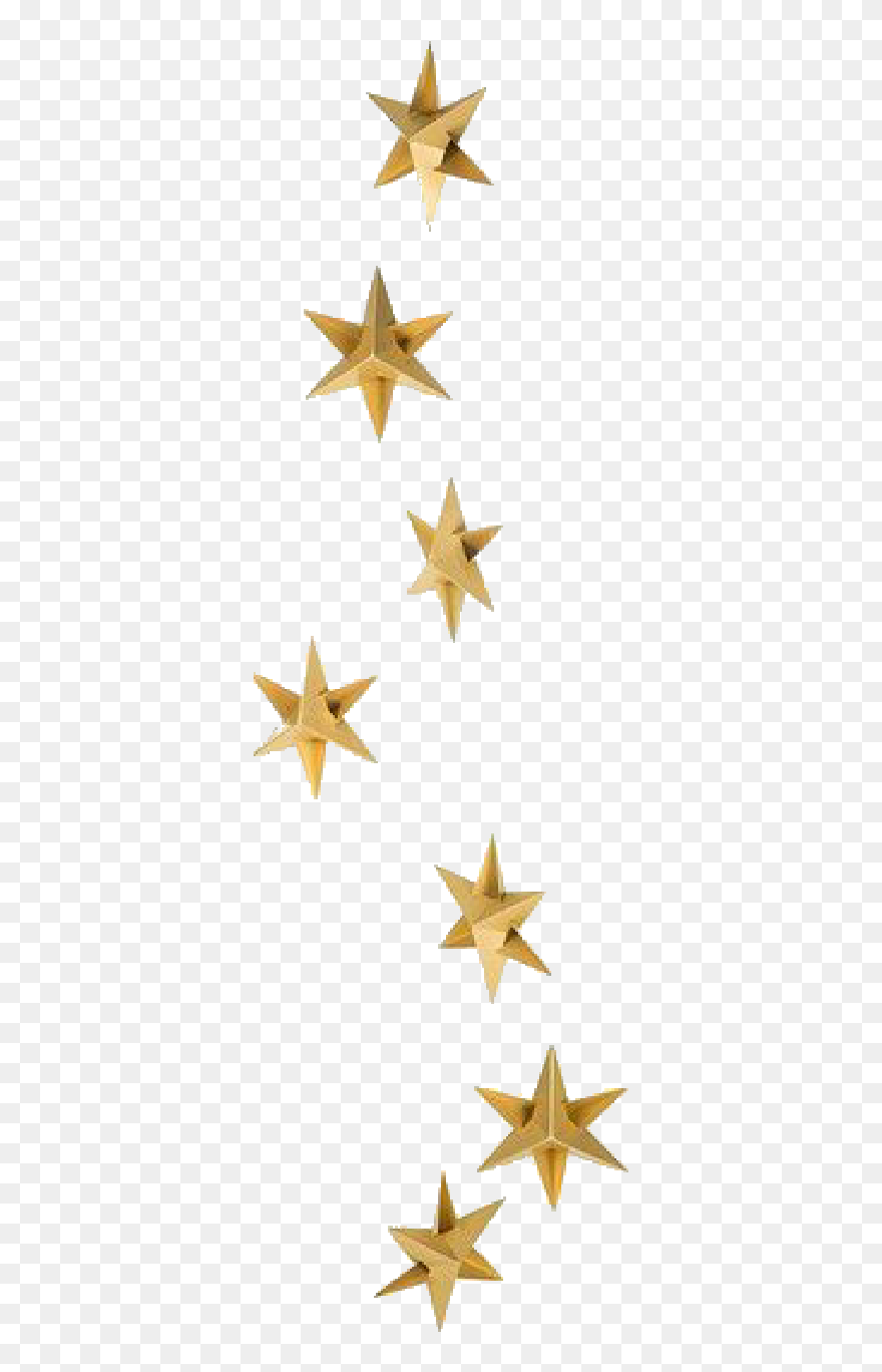 #stars #gold #sticker #clipart #freetoedit - Png Download