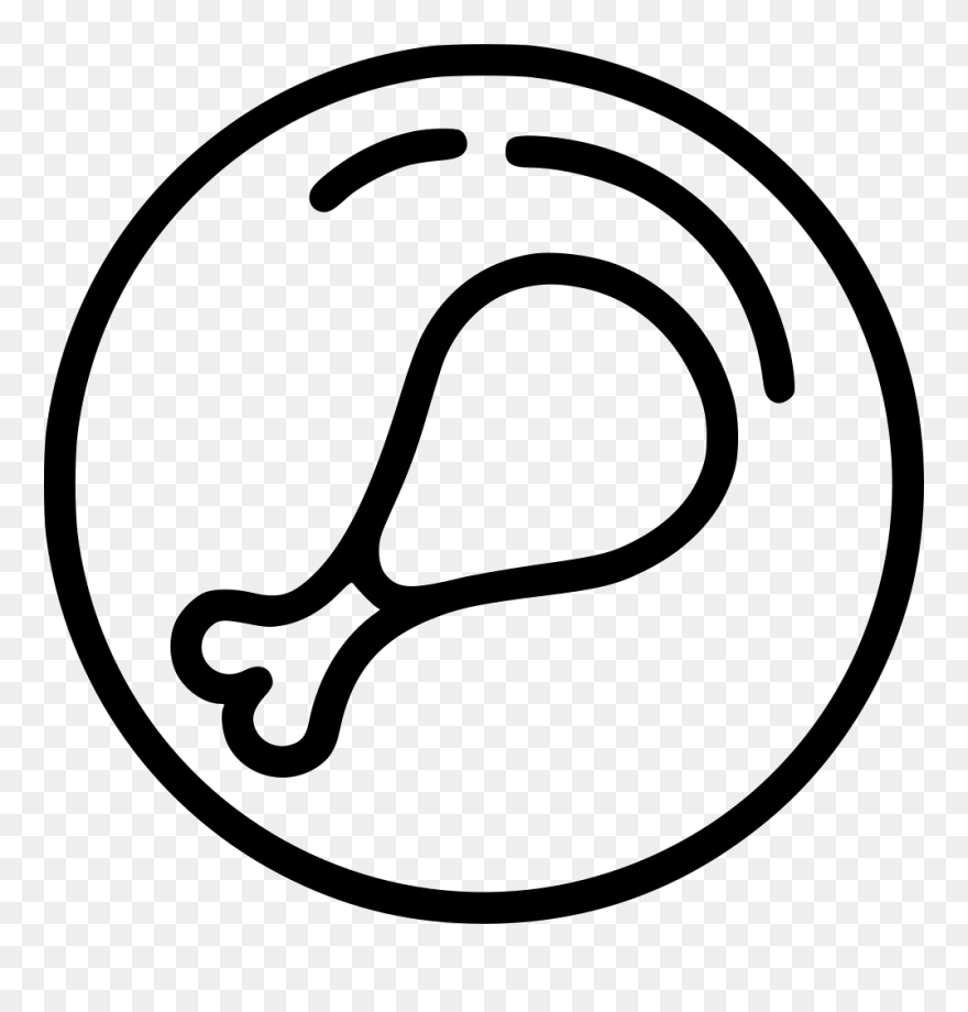 Transparent Turkey Drumstick Clipart - Clip Art - Png Download