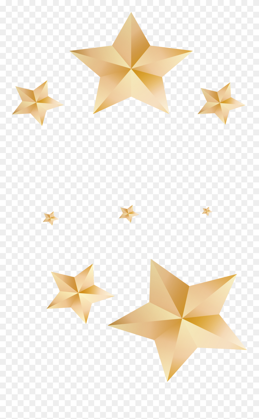 Golden Clipart Star Bethlehem - Png Download