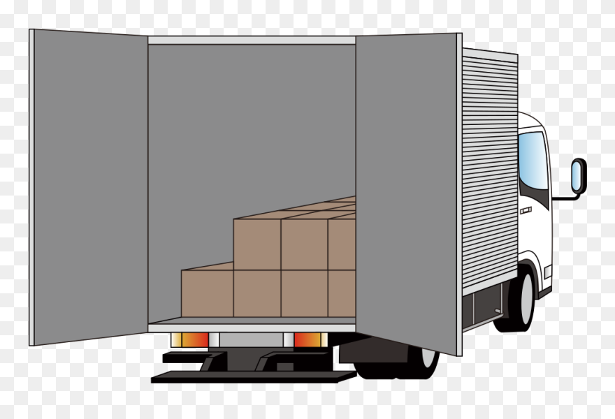 Back Of Delivery Truck Clipart