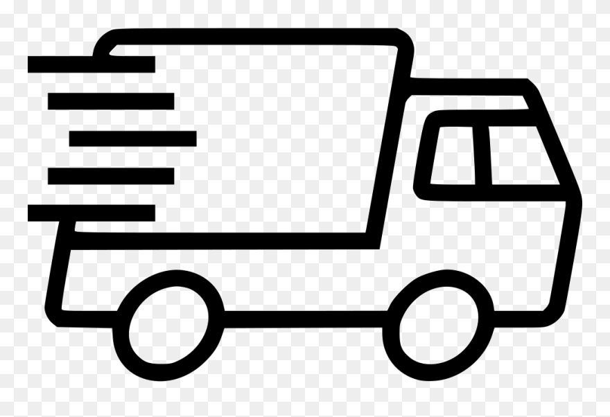 Express Truck Delivery - Delivery Truck Icon Png Clipart