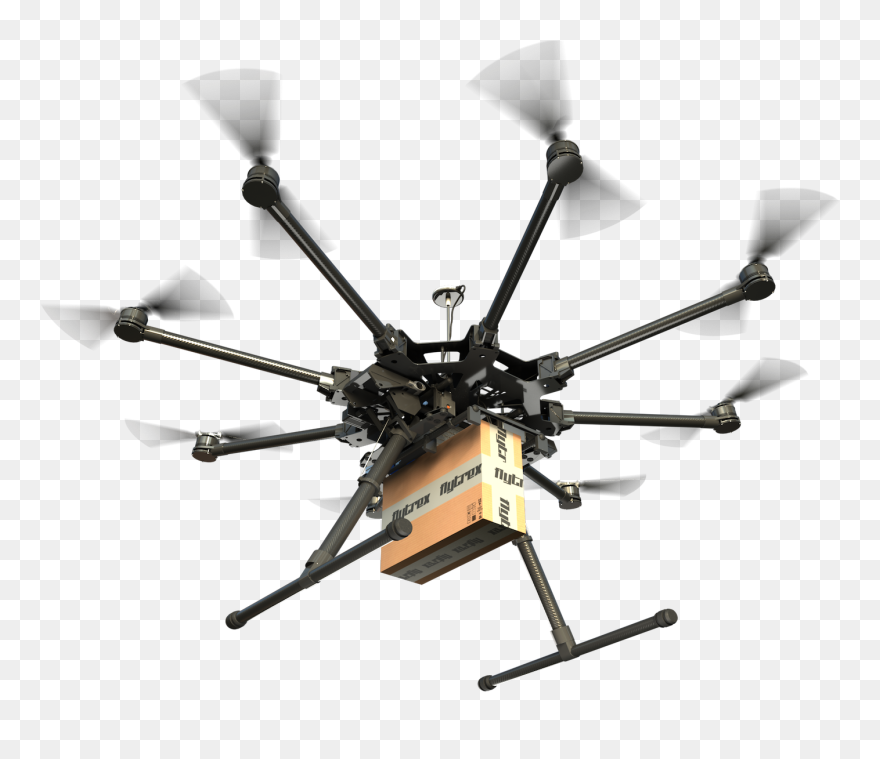 Delivery Drone Png - Transparent Background Delivery Drone Png Clipart