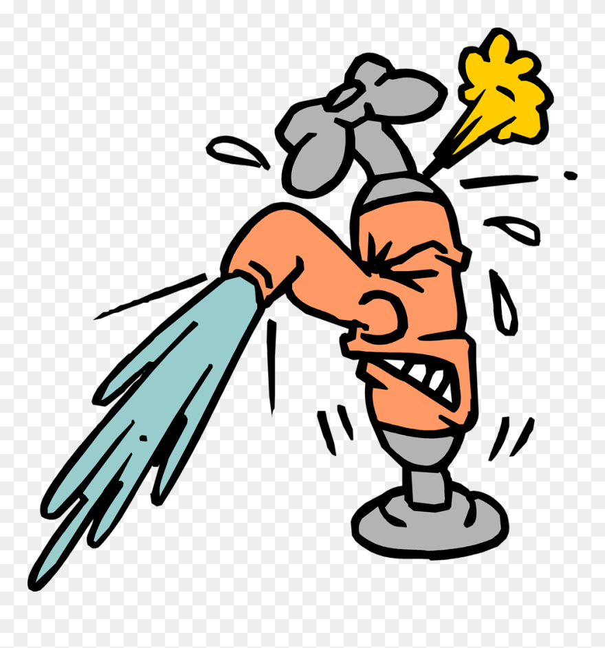 Free Stock Photo Illustration - Faucets Cartoon Clipart