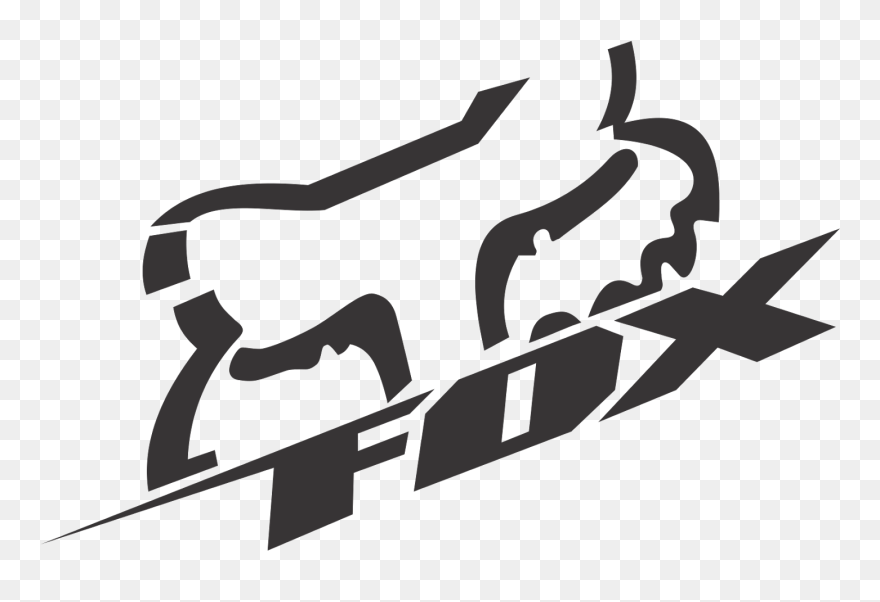 Fox Racing Logo Motocross Decal - Logo Fox Racing Png Clipart