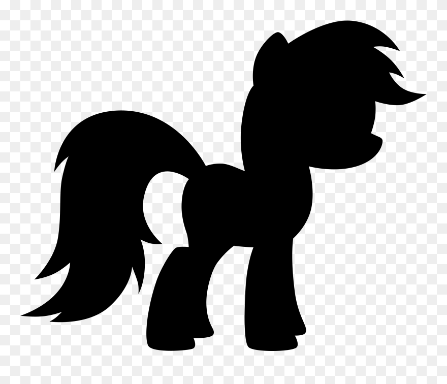 Resultado De Imagen Para Silhouette Vect Pony - Rainbow Dash Silhouette Clipart