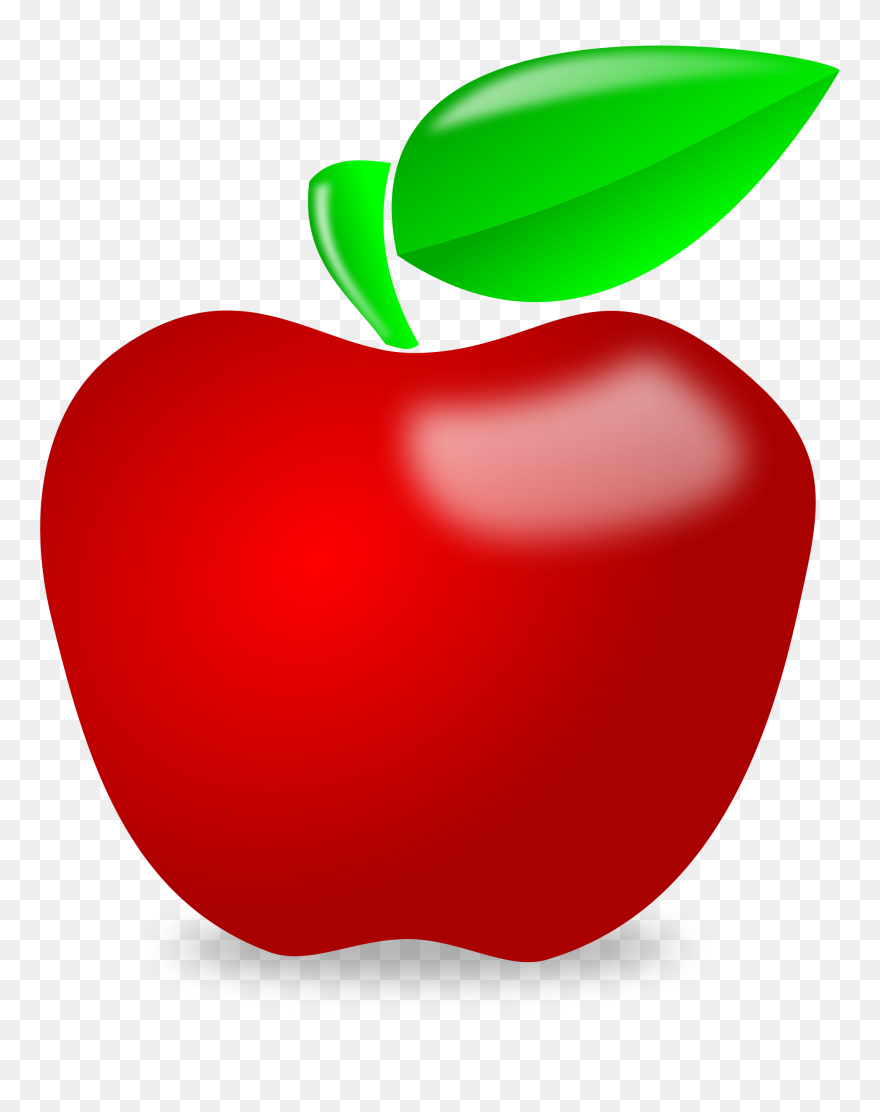 Apple Clip Art - Apple Cartoon Png Transparent Png