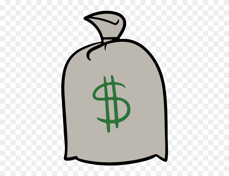 Cash Bag - Overtime Clip Art - Png Download