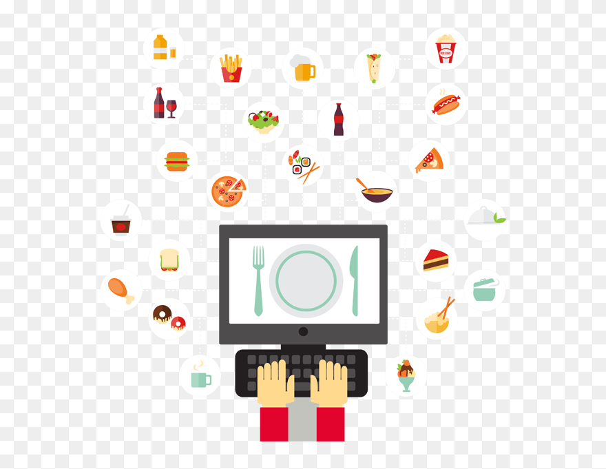 Food And Grocery Delivery Go Contactless After Coronavirus - Food High Tech Clipart