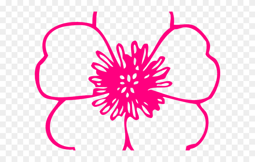 Drawing Of Simple Flowers Clipart