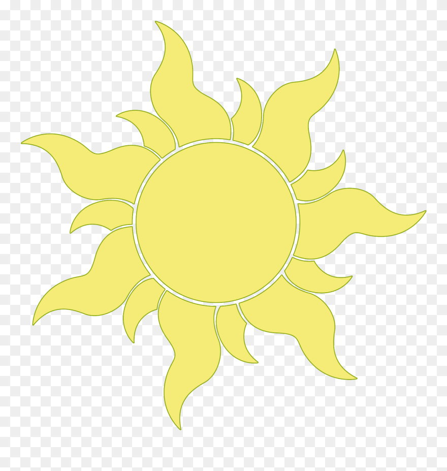 Sun Tangled Clipart - Kingdom Of Corona Symbol - Png Download