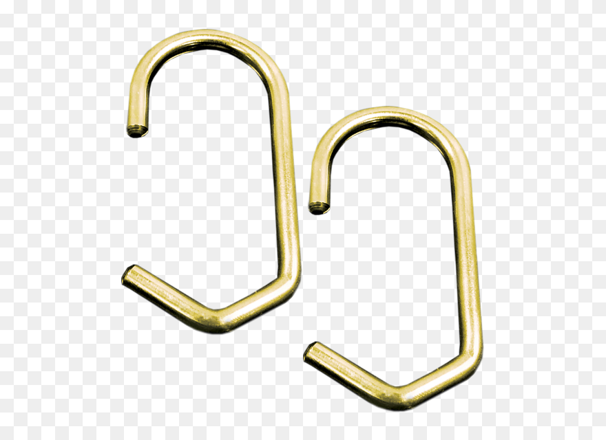 Brass Clip Curtain - Brass - Png Download